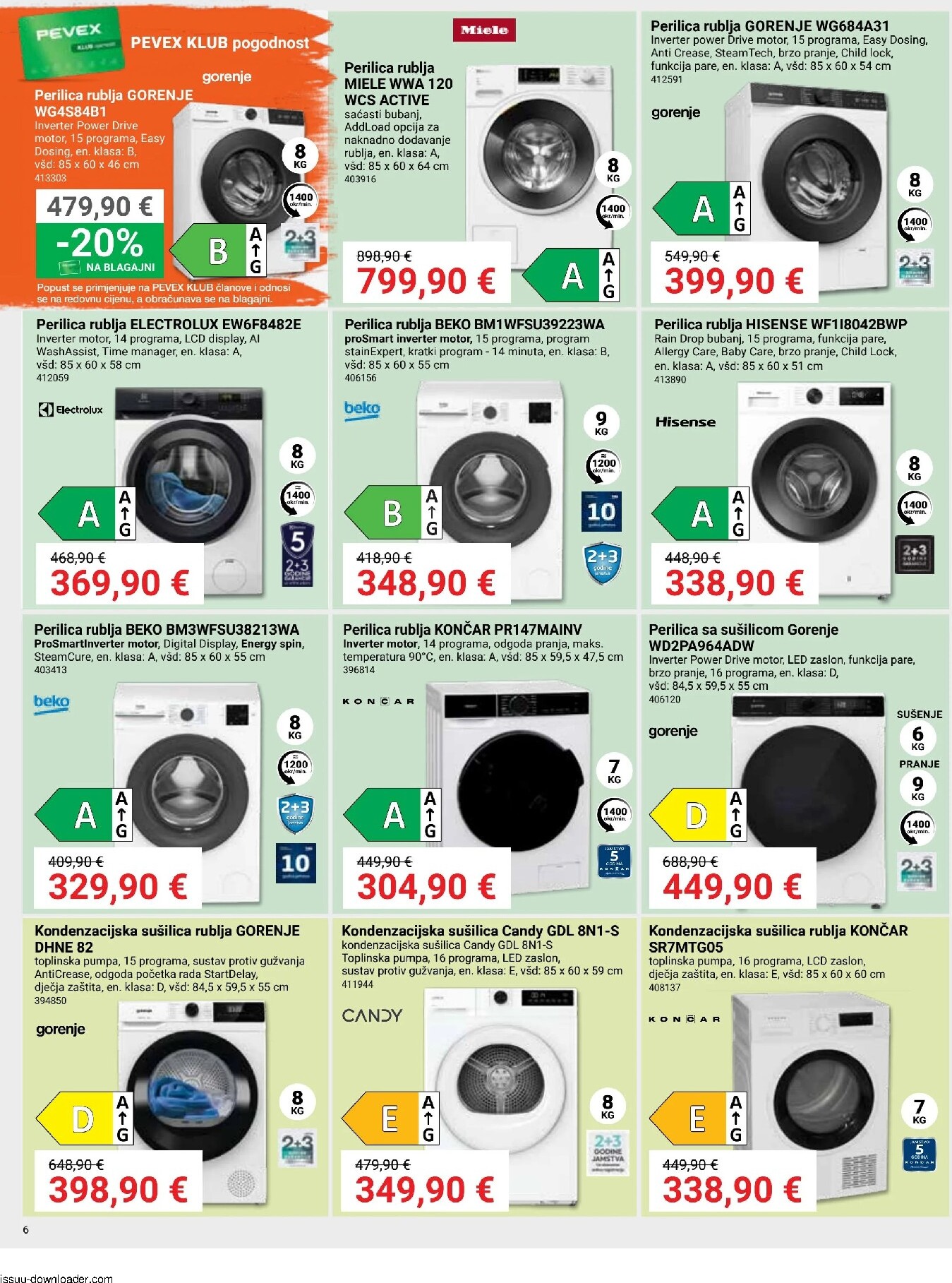 pevex - Aktualni katalog Pevex od četvrtka, 24.09.2026 do utorka, 20.10.2026 - page: 6