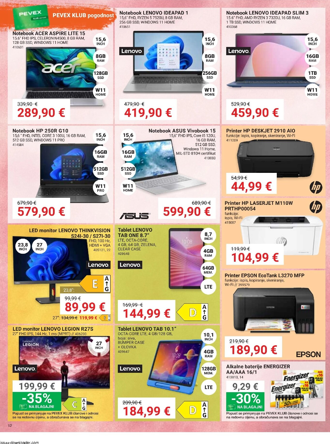 pevex - Aktualni katalog Pevex od četvrtka, 24.09.2026 do utorka, 20.10.2026 - page: 12