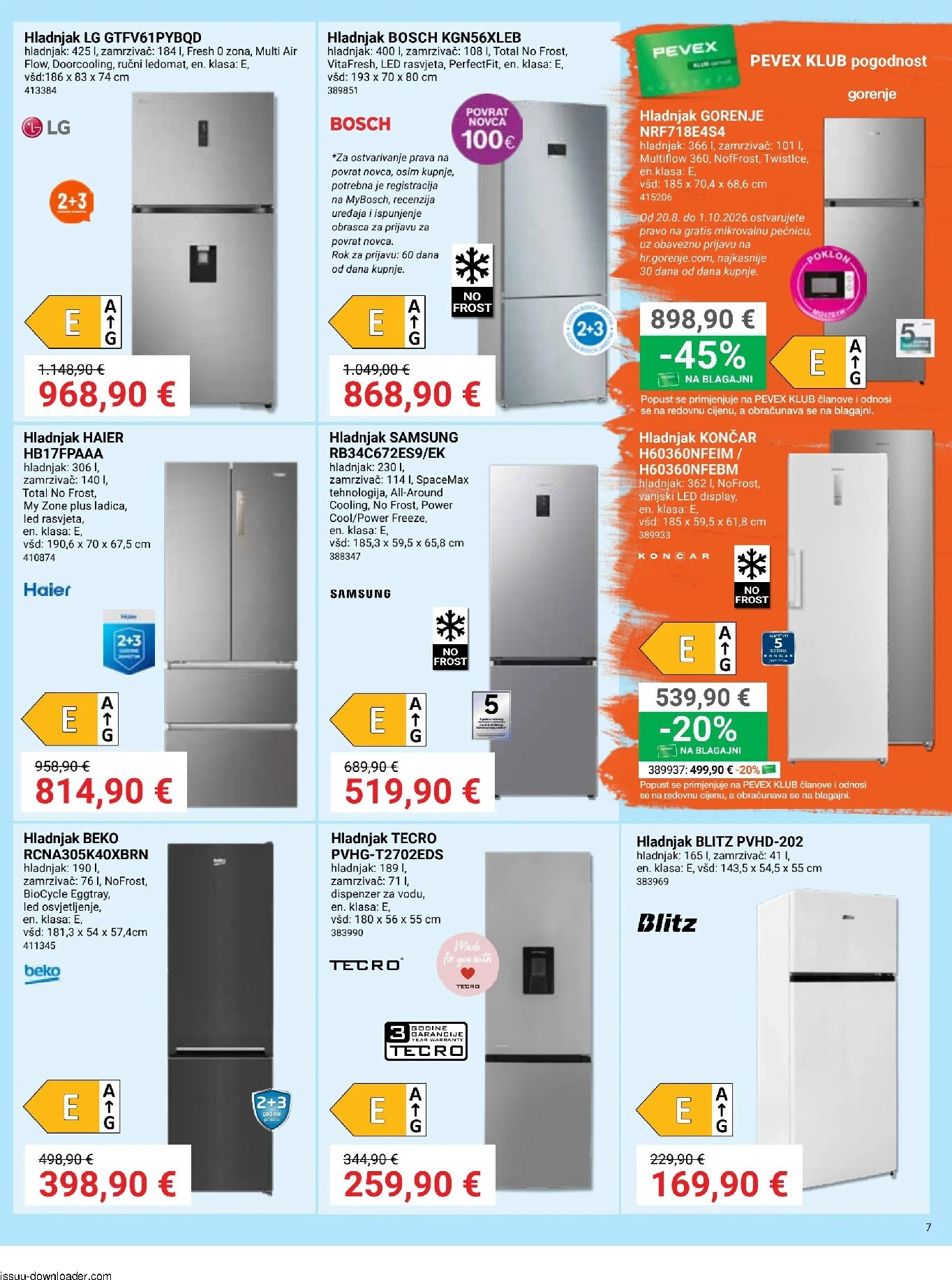 pevex - Aktualni katalog Pevex od četvrtka, 24.09.2026 do utorka, 20.10.2026 - page: 7