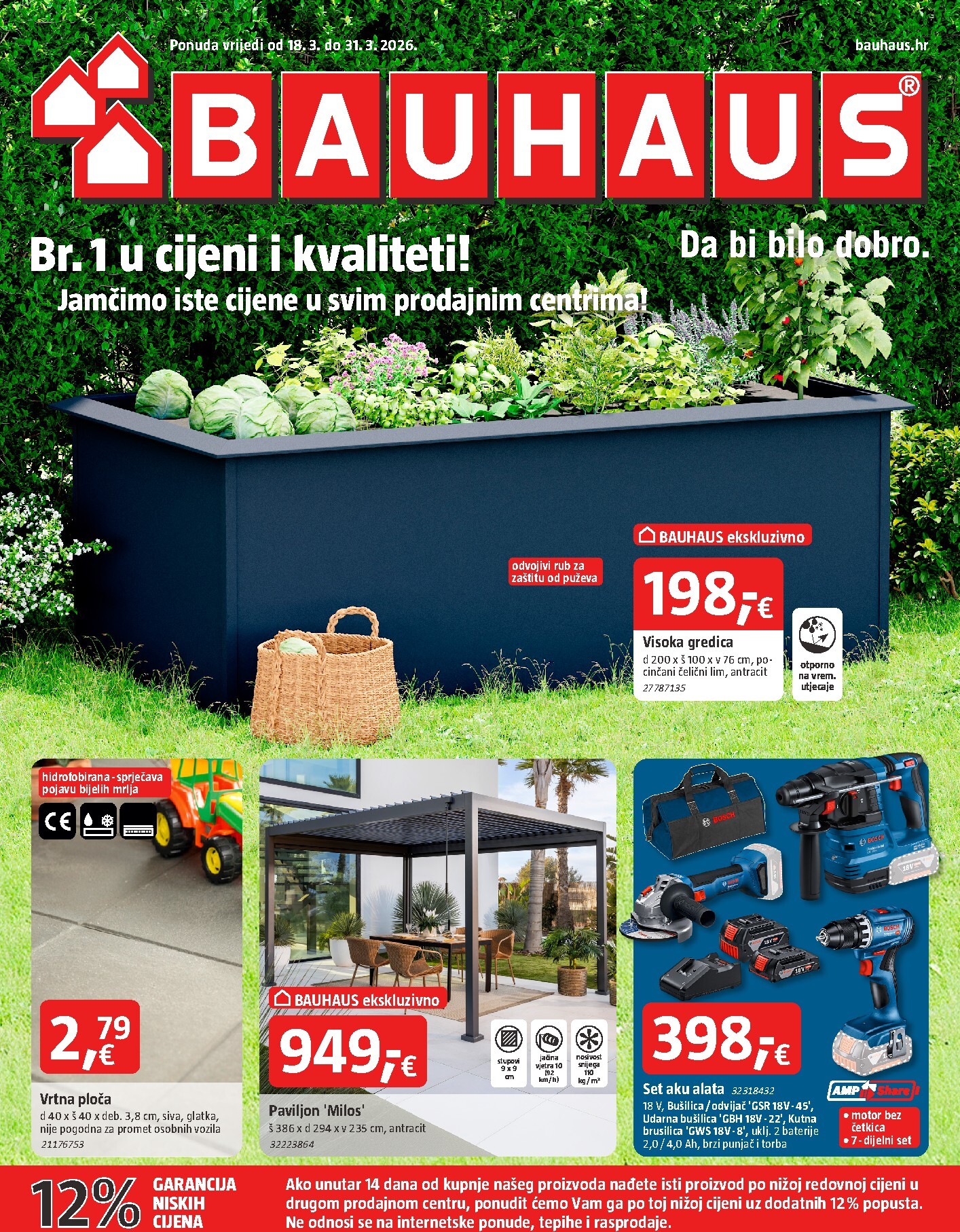 bauhaus - Prelistajte katalog BAUHAUS, vrijedi od 18.03.2026 do 31.03.2026