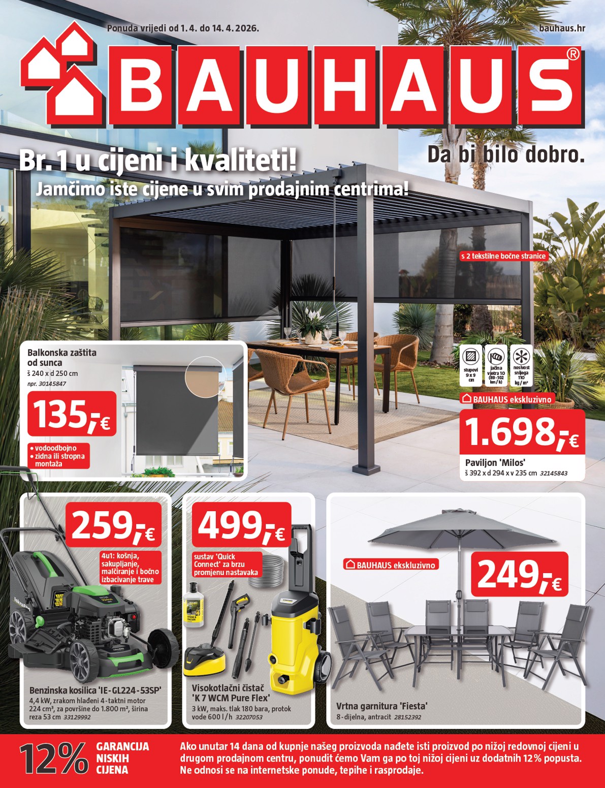 bauhaus - Prelistajte katalog BAUHAUS, vrijedi od 01.04.2026 do 14.04.2026