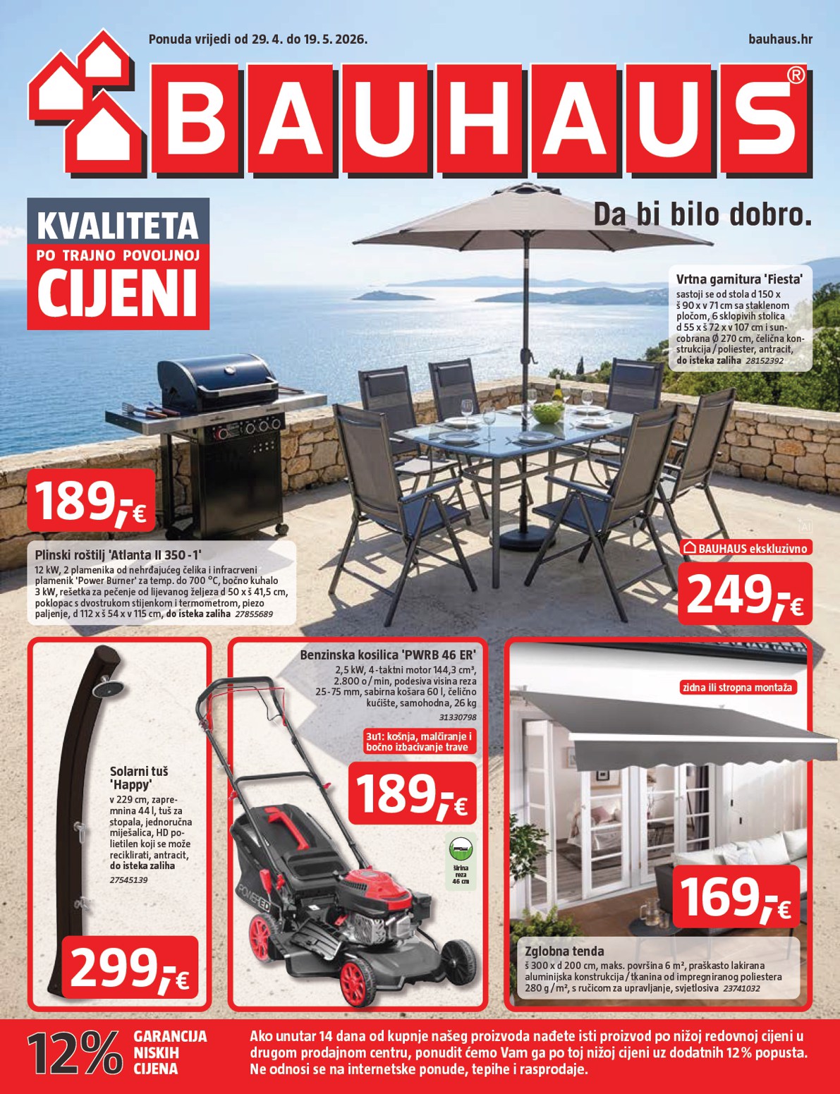 bauhaus - Aktualni BAUHAUS katalog vrijedi od srijede 29.04.2026 do utorka 19.05.2026
