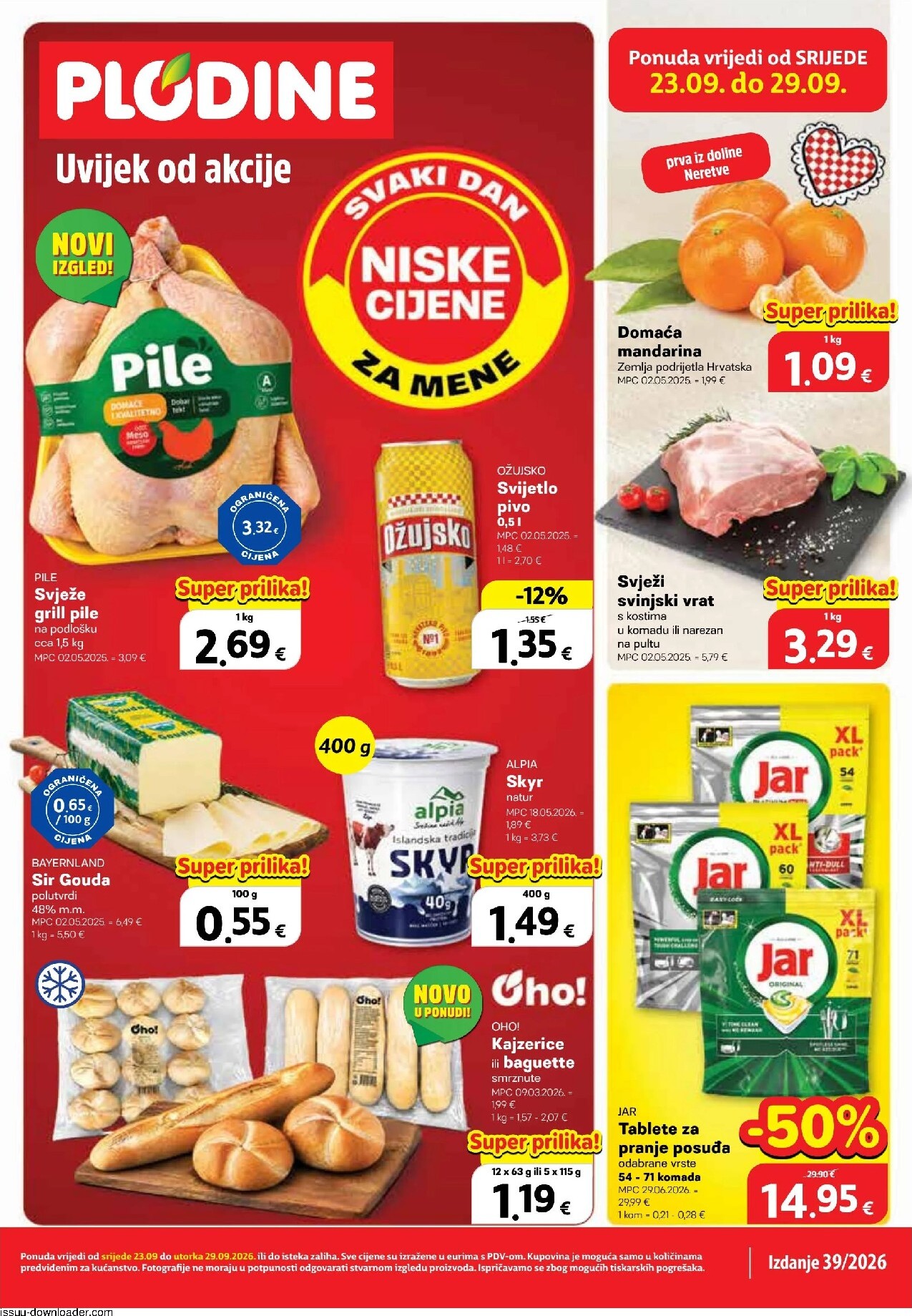 plodine - Novi Plodine katalog od srijede, 23.09.2026 do utorka, 29.09.2026
