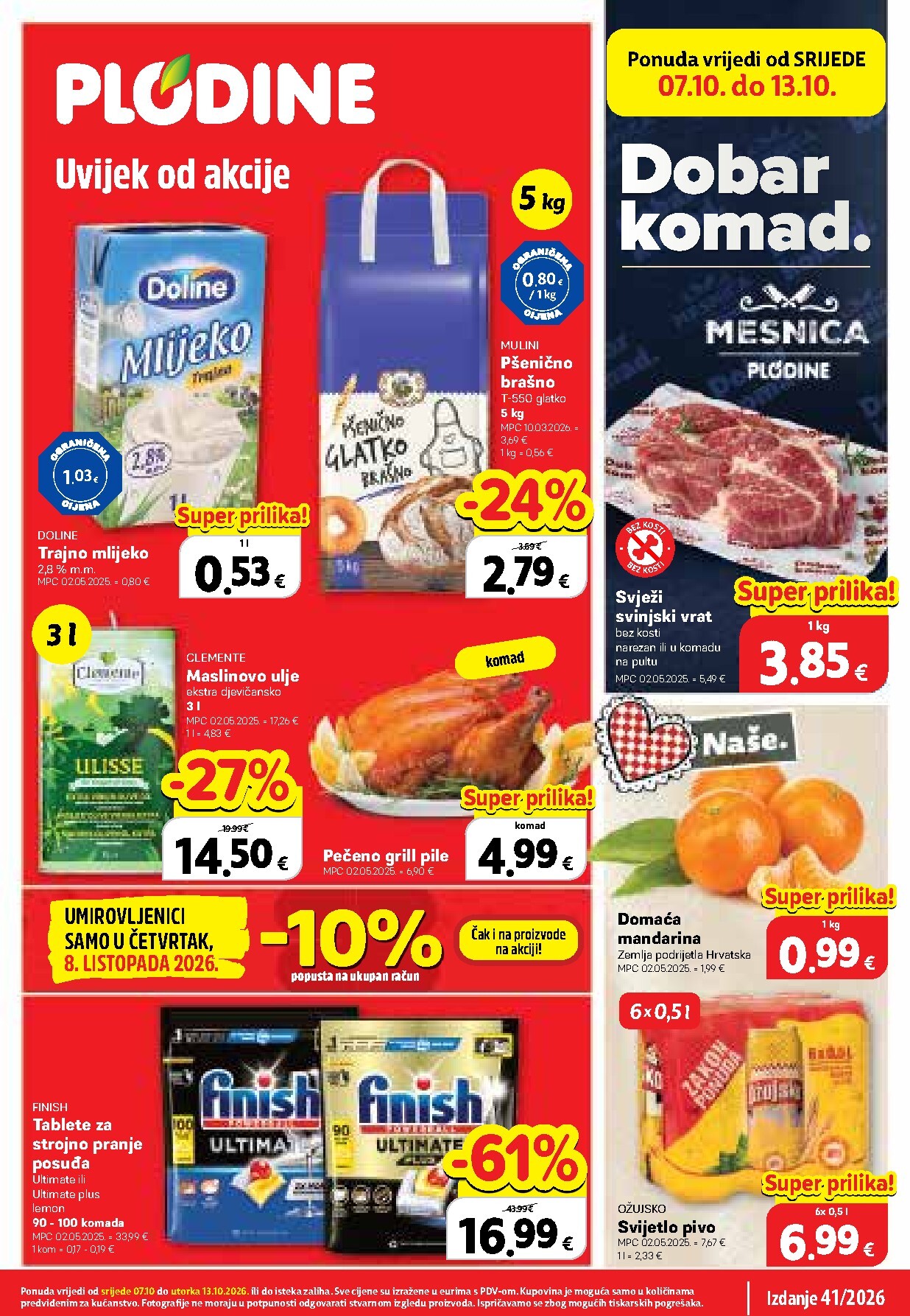 plodine - Novi Plodine katalog od srijede, 07.10.2026 do utorka, 13.10.2026