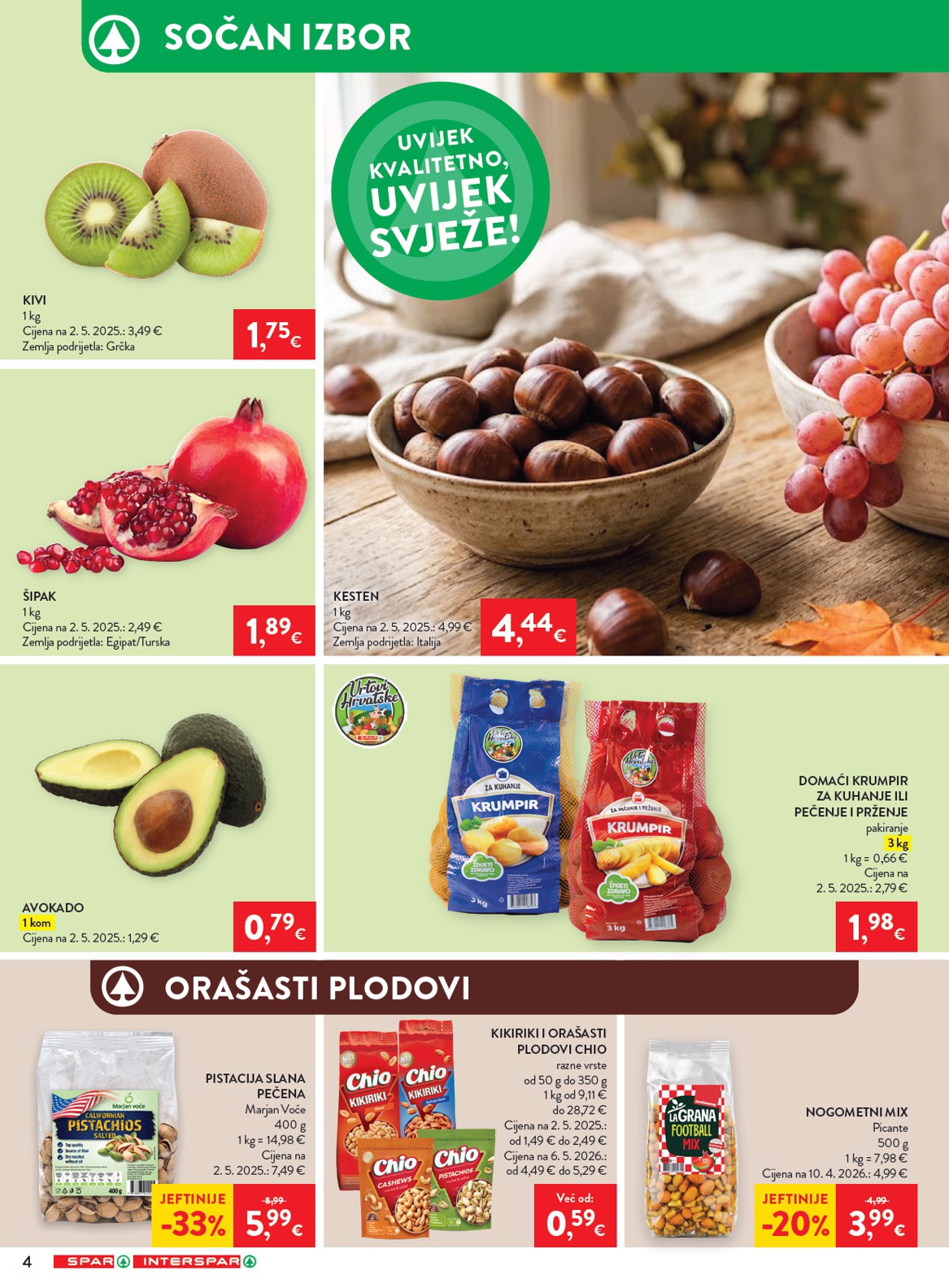 spar - Aktualni katalog SPAR od srijede, 30.09.2026 do utorka, 06.10.2026 - page: 4