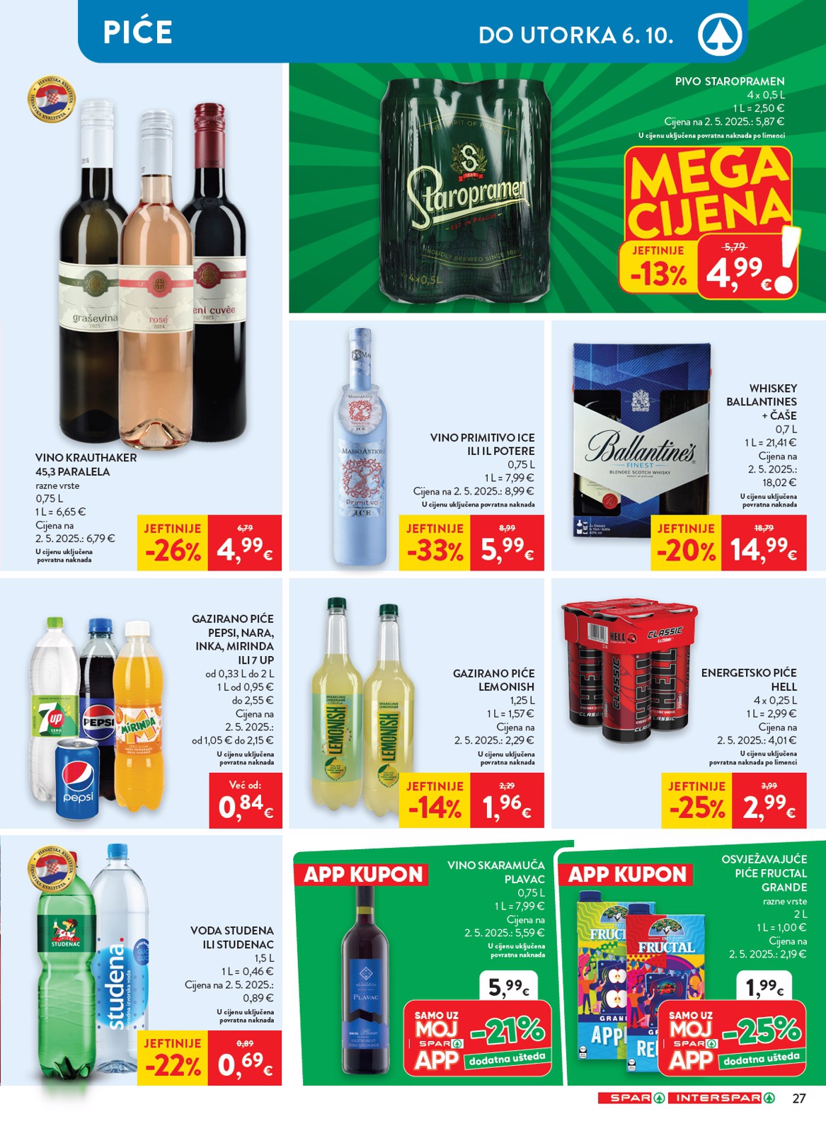 spar - Aktualni katalog SPAR od srijede, 30.09.2026 do utorka, 06.10.2026 - page: 35