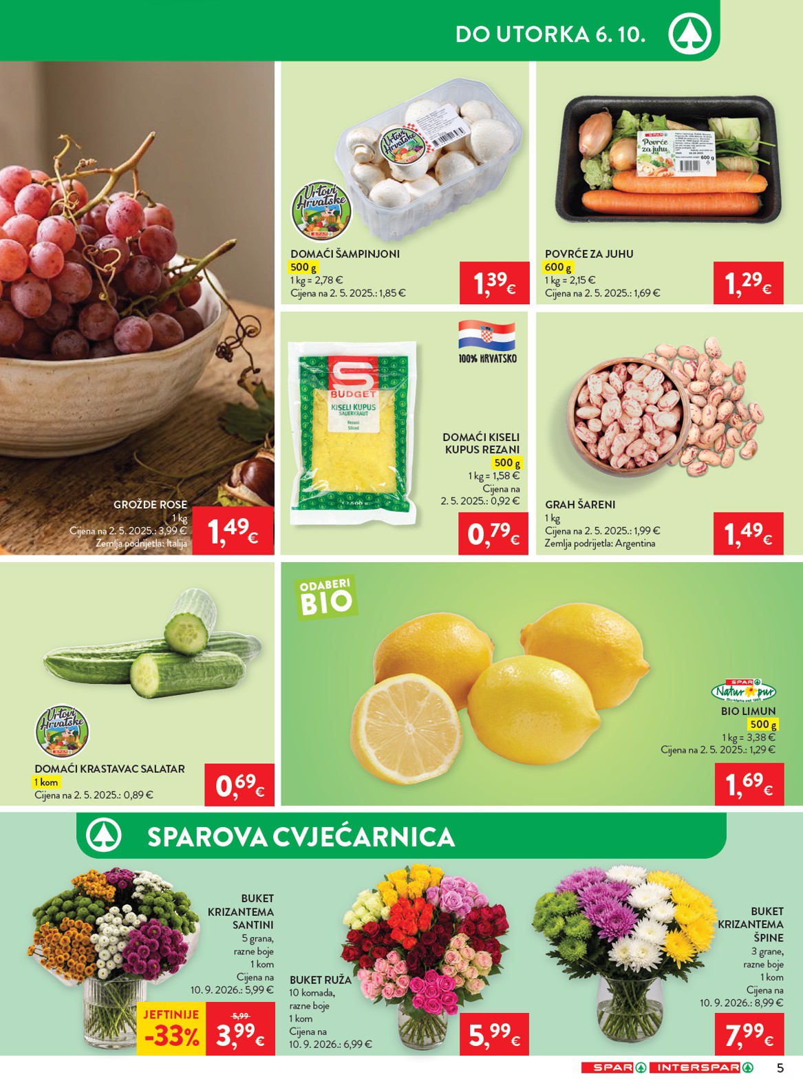 spar - Aktualni katalog SPAR od srijede, 30.09.2026 do utorka, 06.10.2026 - page: 5