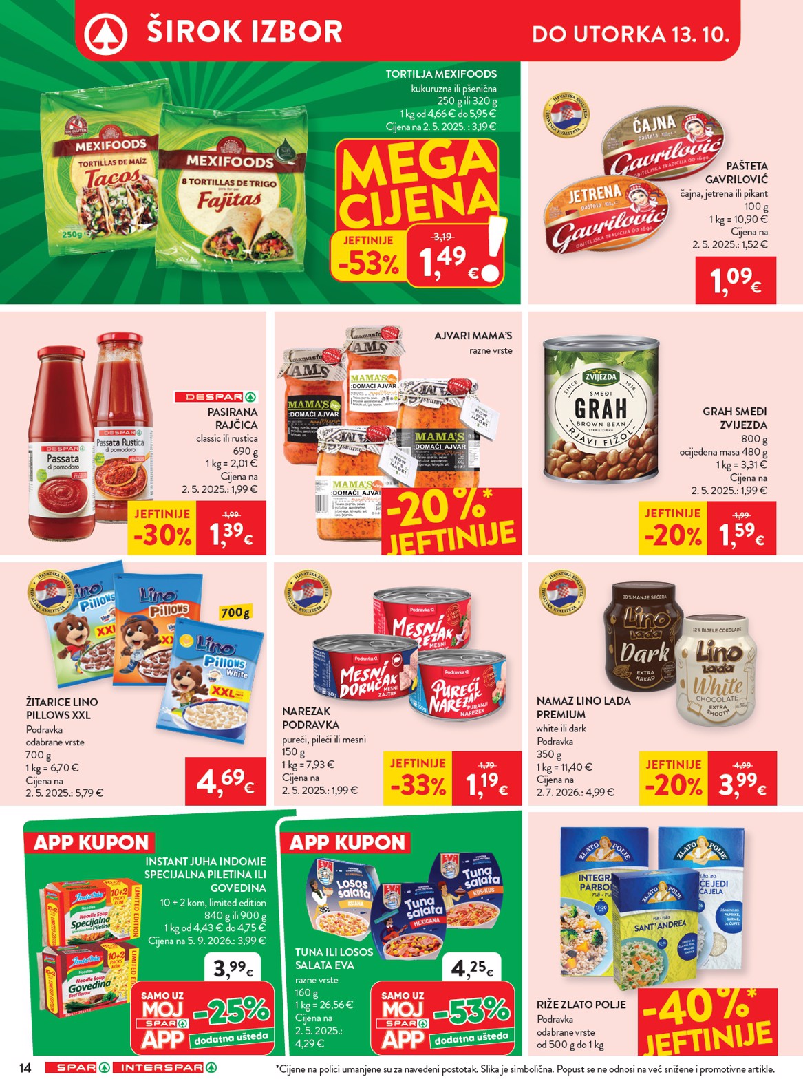 spar - Aktualni katalog SPAR od srijede, 07.10.2026 do utorka, 13.10.2026 - page: 19