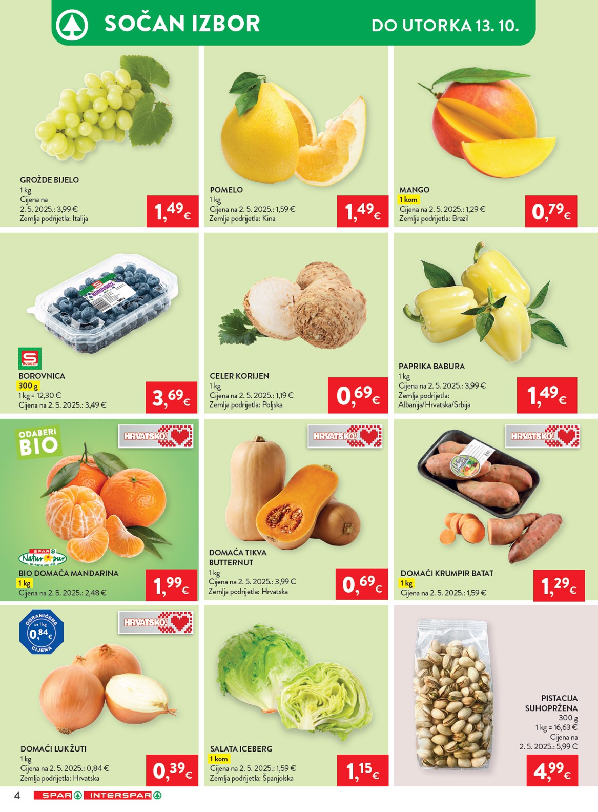 spar - Aktualni katalog SPAR od srijede, 07.10.2026 do utorka, 13.10.2026 - page: 4
