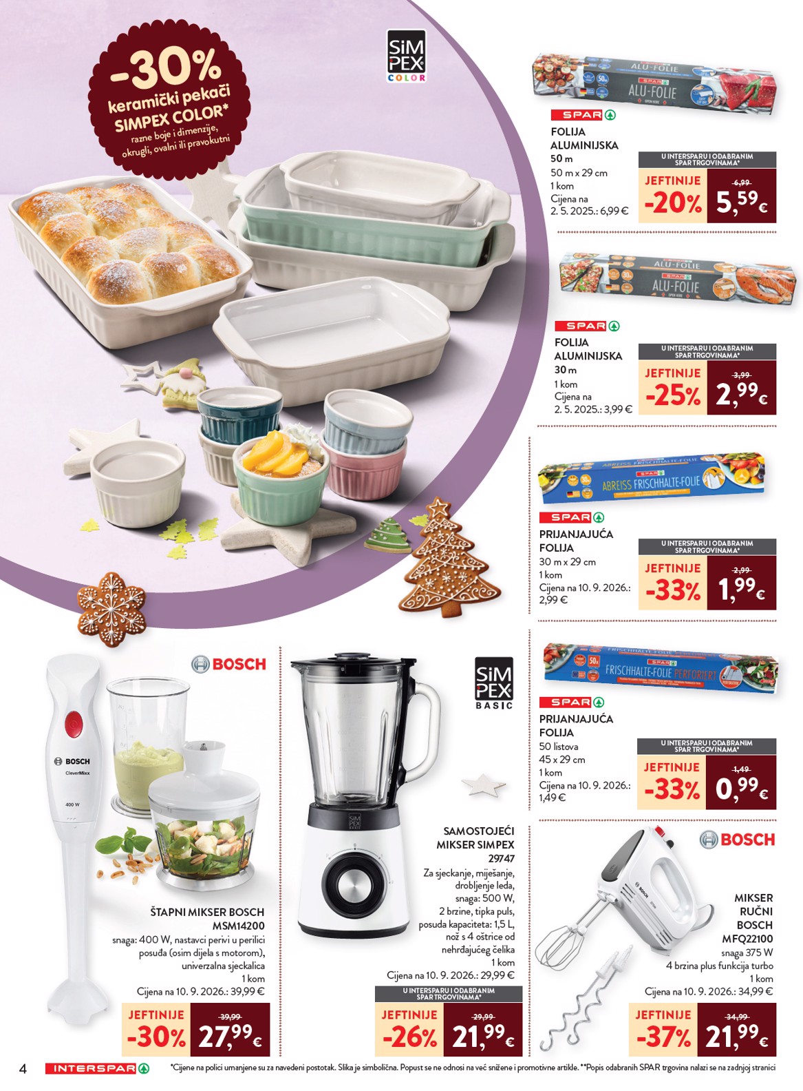 spar - Aktualni katalog INTERSPAR - Pečenje kolača od srijede, 07.10.2026 do utorka, 15.12.2026 - page: 6
