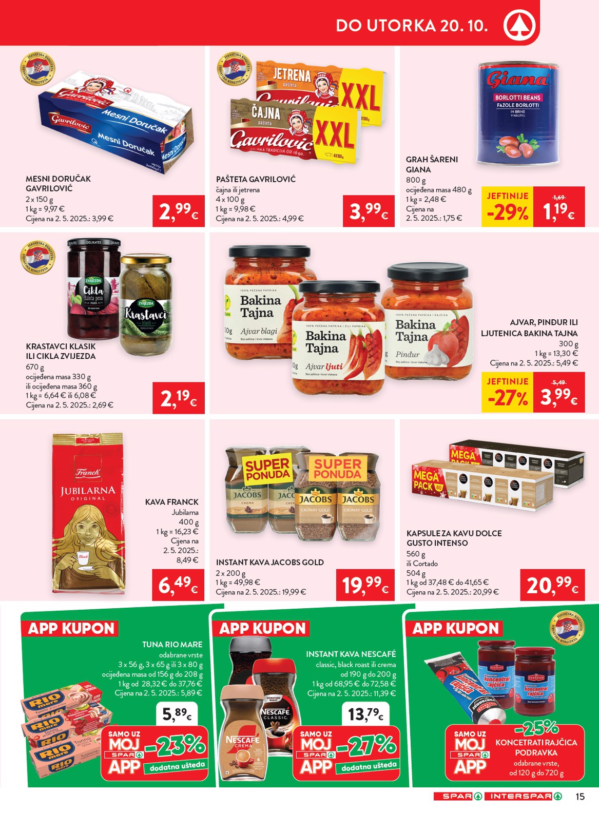 spar - Novi SPAR katalog od srijede, 14.10.2026 do utorka, 20.10.2026 - page: 21