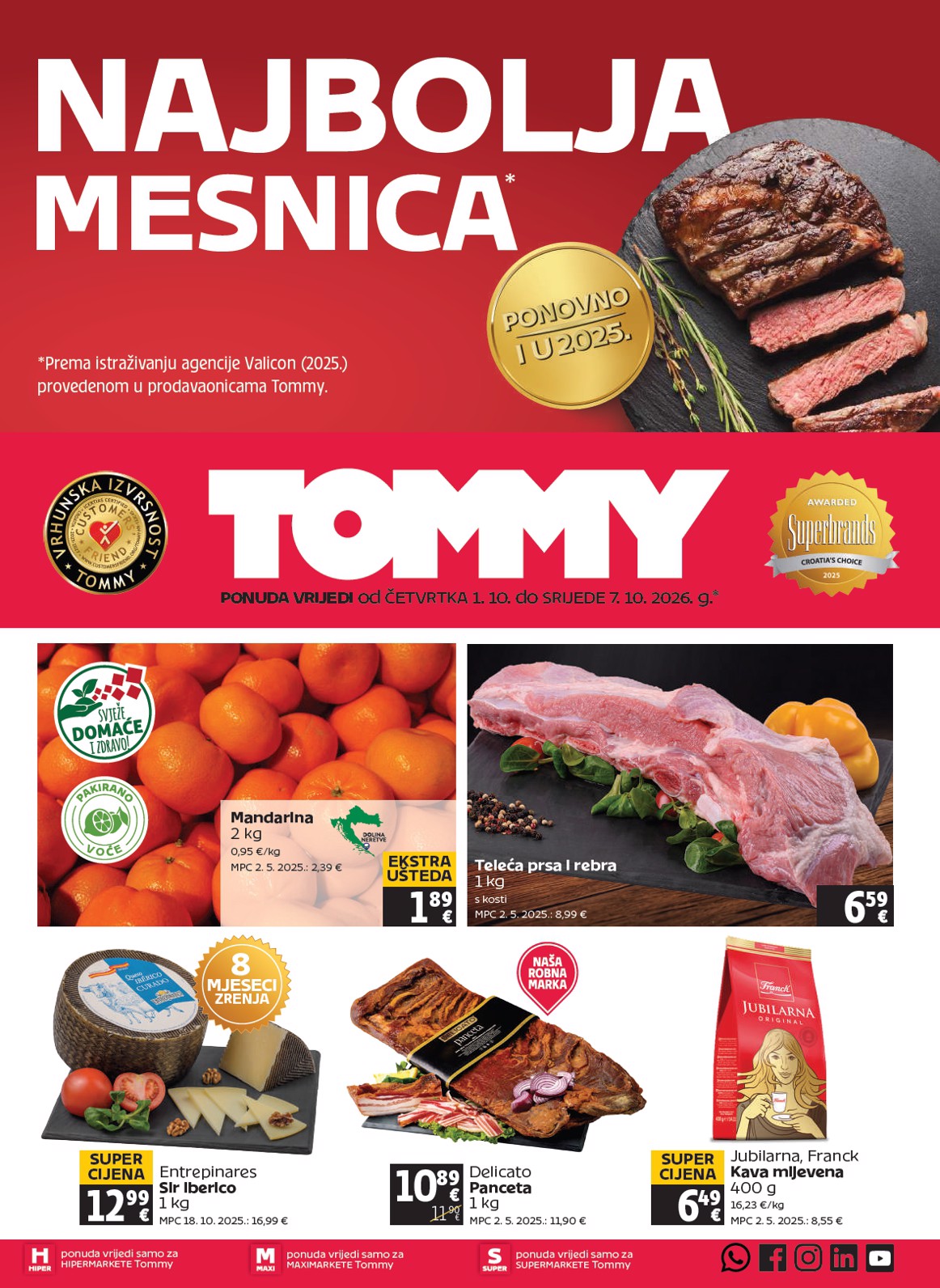 tommy - Novi Tommy katalog od četvrtka, 01.10.2026 do srijede, 07.10.2026
