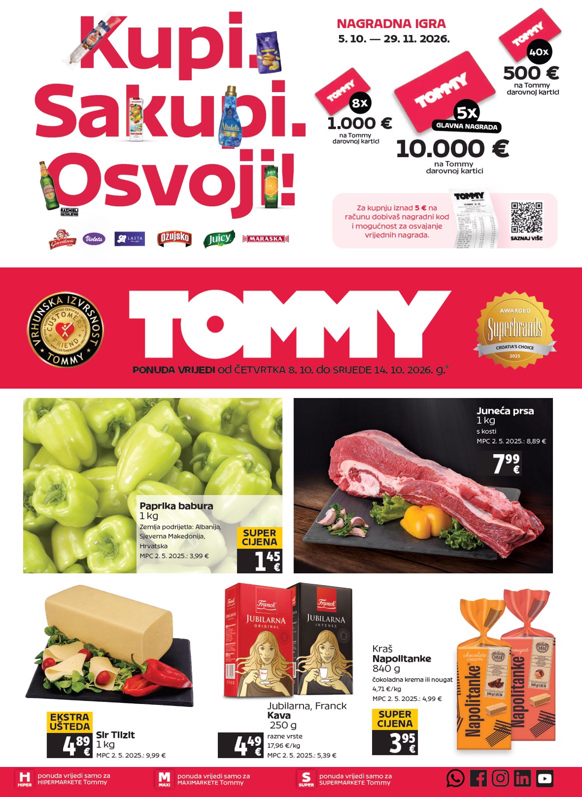 tommy - Novi Tommy katalog od četvrtka, 08.10.2026 do srijede, 14.10.2026