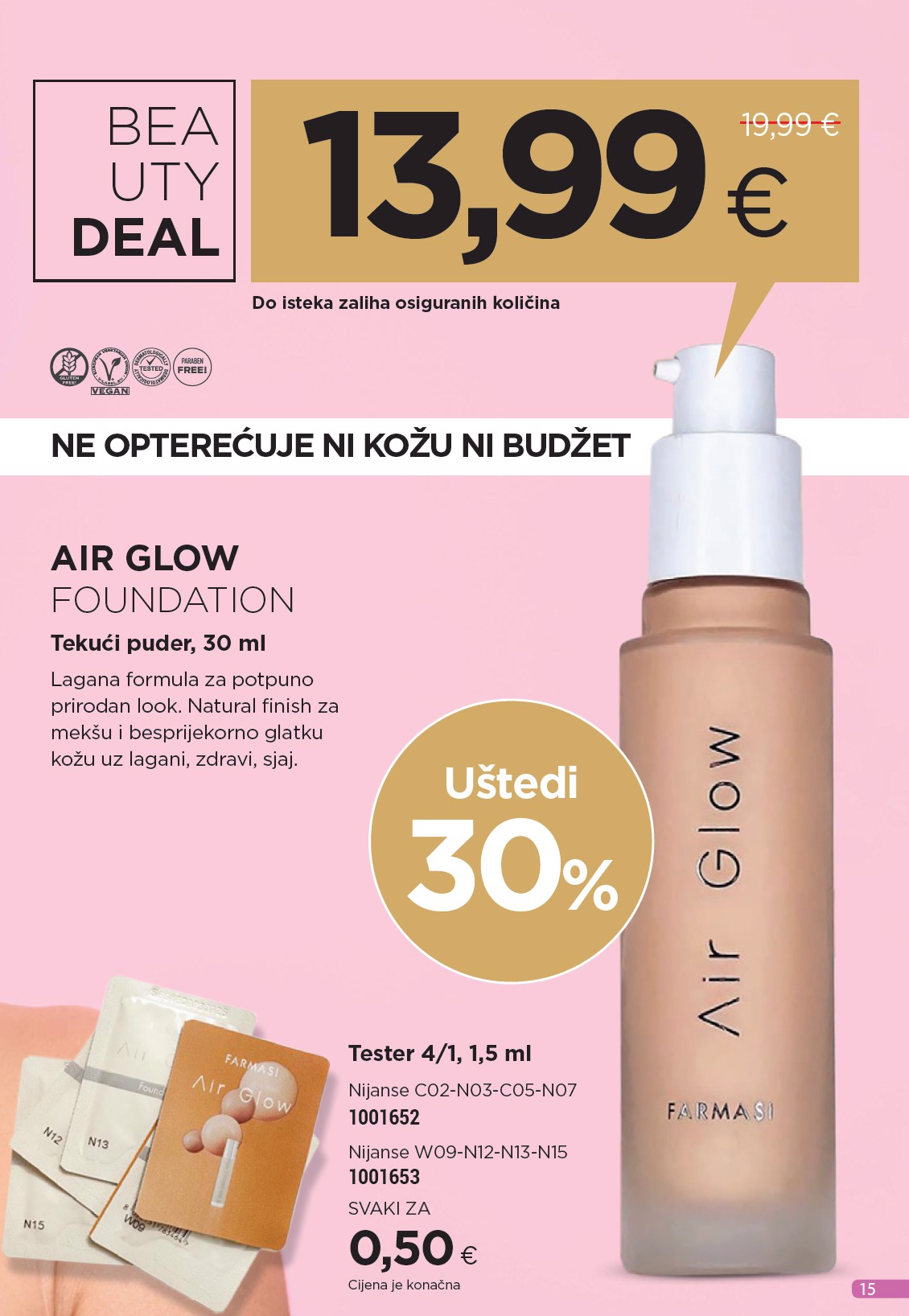 farmasi - Prelistajte katalog Farmasi, vrijedi od 01.09. do 30.09. - page: 15