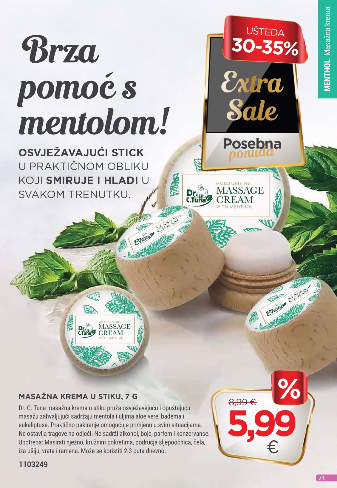farmasi - Prelistajte katalog Farmasi, vrijedi od 01.09. do 30.09. - page: 73