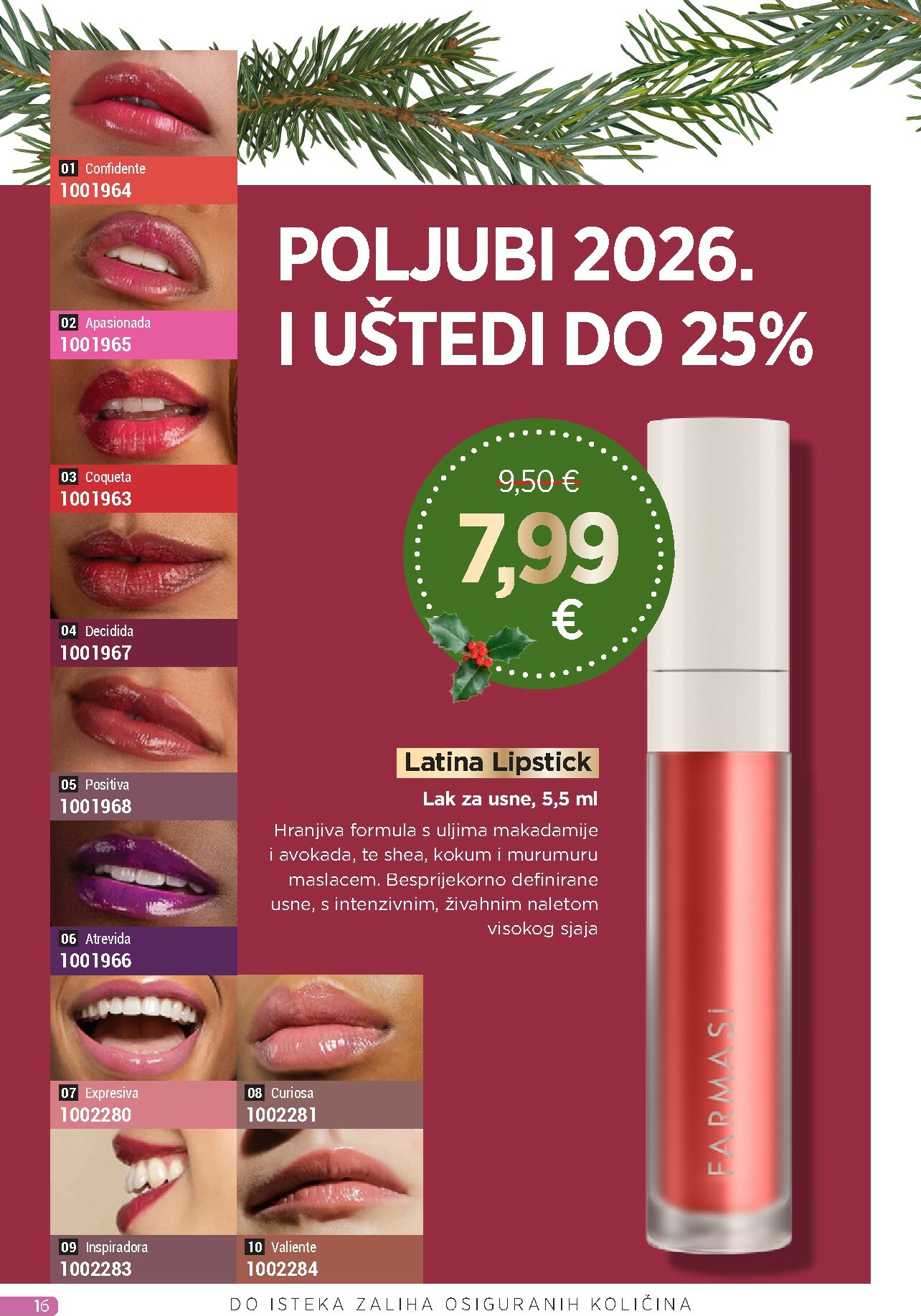 farmasi - Prelistajte katalog Farmasi, vrijedi od 01.12. do 31.12. - page: 16