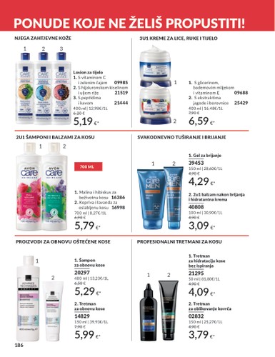 avon - Prelistajte katalog Avon, vrijedi od 01.01. do 31.01. - page: 186