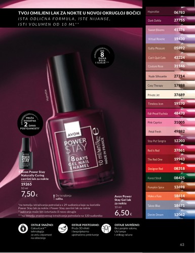 avon - Prelistajte katalog Avon, vrijedi od 01.01. do 31.01. - page: 63