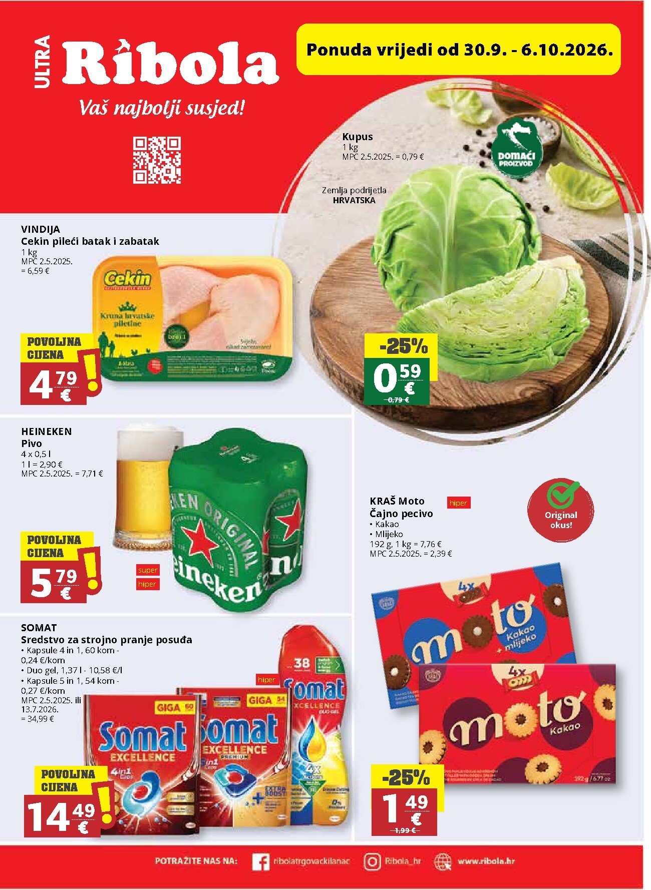ribola - Novi Ribola katalog od srijede, 30.09.2026 do utorka, 06.10.2026