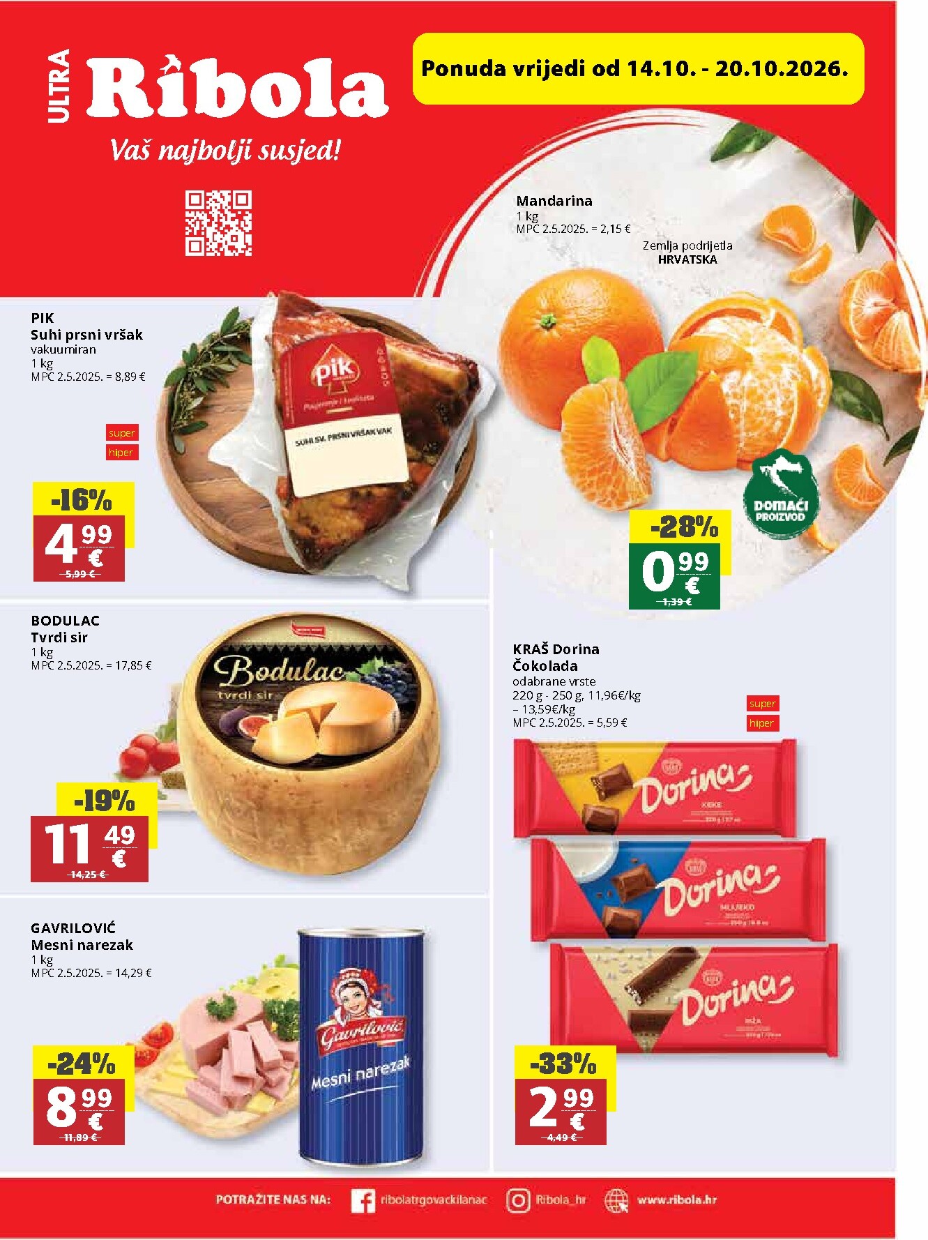 ribola - Novi Ribola katalog od srijede, 14.10.2026 do utorka, 20.10.2026