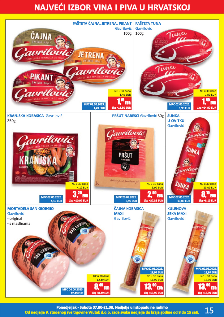 vrutak - Prelistajte katalog Vrutak, vrijedi od 13.10. do 26.10. - page: 15