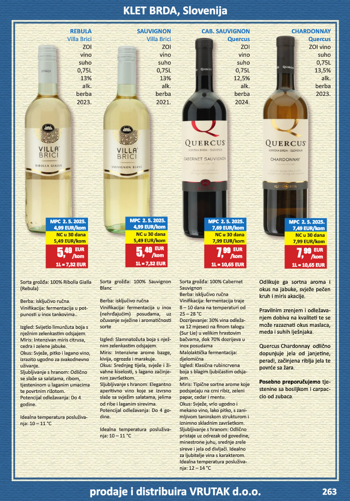 vrutak - Prelistajte katalog Vrutak - Vinski Katalog, vrijedi od 01.11. do 31.10. - page: 263