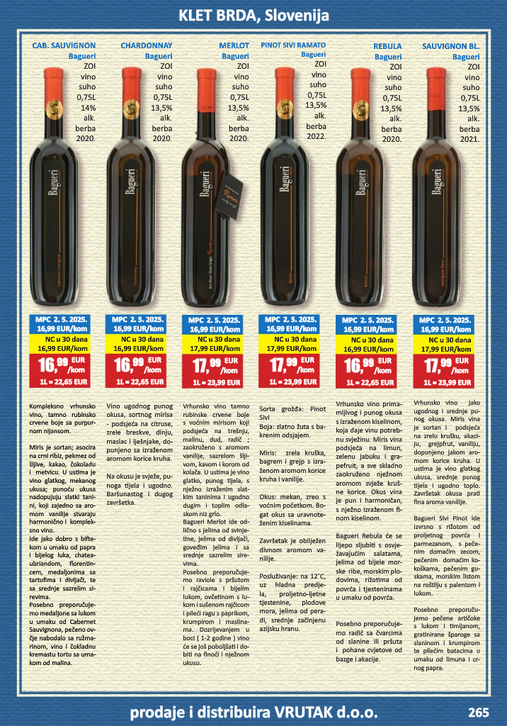 vrutak - Prelistajte katalog Vrutak - Vinski Katalog, vrijedi od 01.11. do 31.10. - page: 265