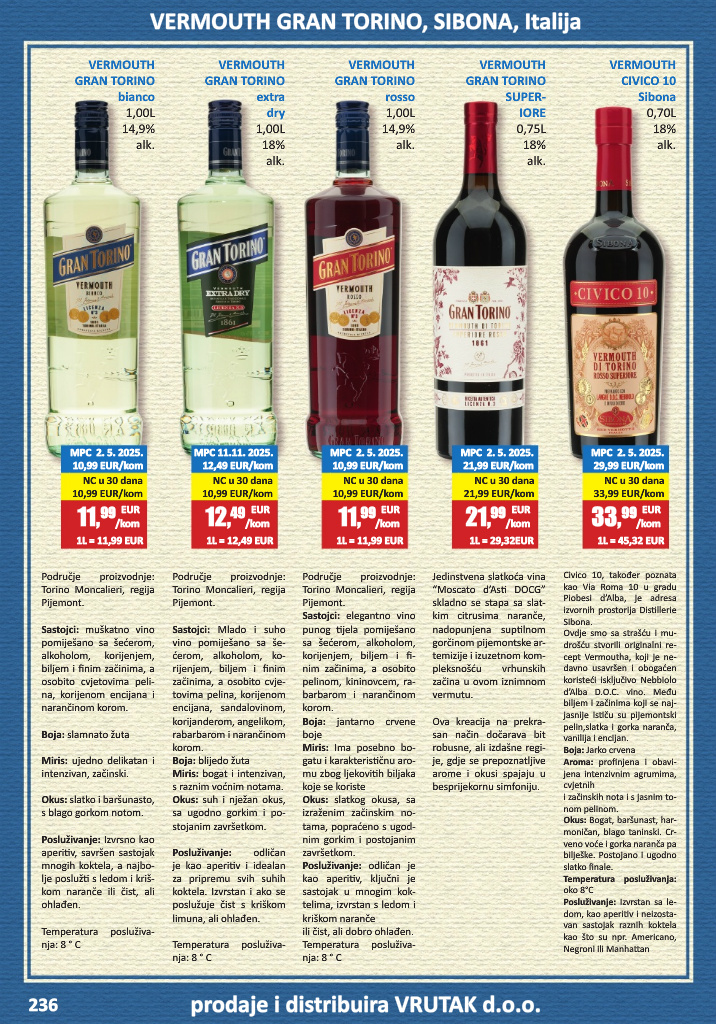 vrutak - Prelistajte katalog Vrutak - Vinski Katalog, vrijedi od 01.11. do 31.10. - page: 236