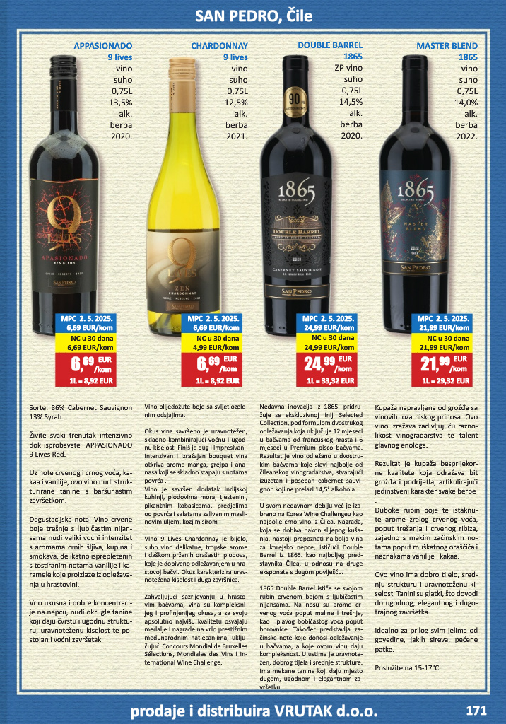 vrutak - Prelistajte katalog Vrutak - Vinski Katalog, vrijedi od 01.11. do 31.10. - page: 171