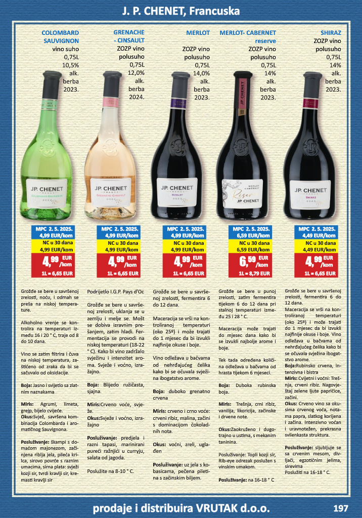 vrutak - Prelistajte katalog Vrutak - Vinski Katalog, vrijedi od 01.11. do 31.10. - page: 197