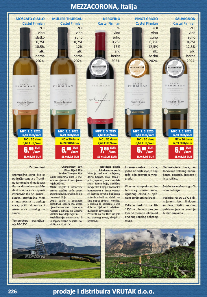 vrutak - Prelistajte katalog Vrutak - Vinski Katalog, vrijedi od 01.11. do 31.10. - page: 226