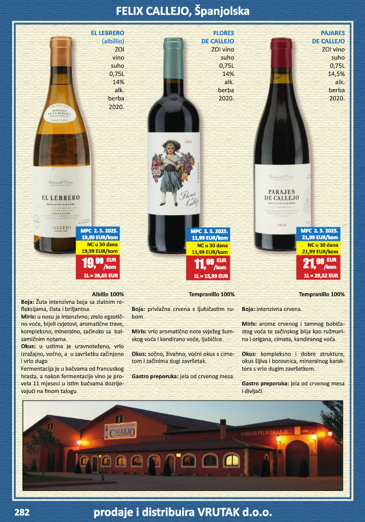 vrutak - Prelistajte katalog Vrutak - Vinski Katalog, vrijedi od 01.11. do 31.10. - page: 282