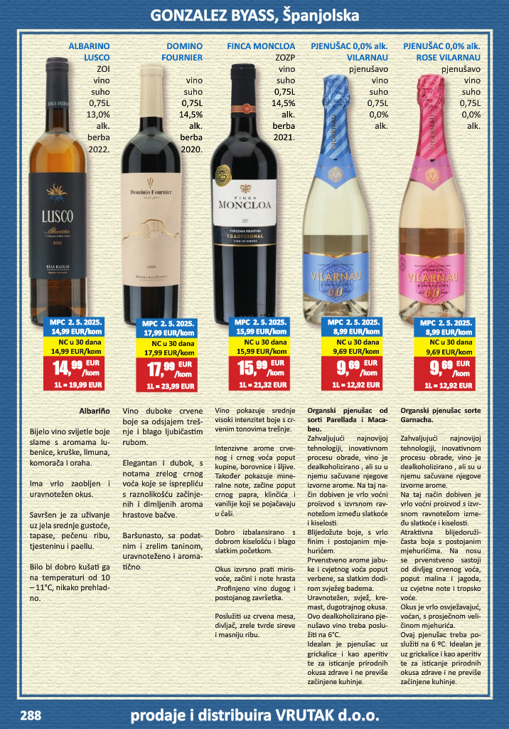 vrutak - Prelistajte katalog Vrutak - Vinski Katalog, vrijedi od 01.11. do 31.10. - page: 288