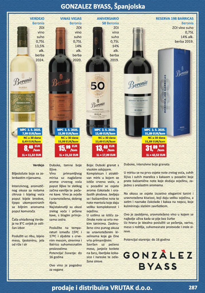 vrutak - Prelistajte katalog Vrutak - Vinski Katalog, vrijedi od 01.11. do 31.10. - page: 287