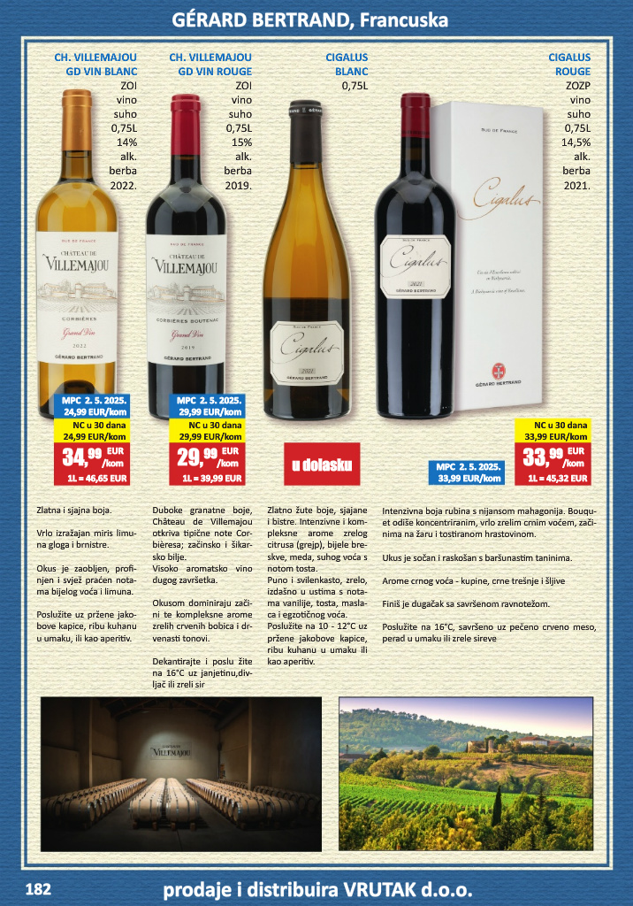 vrutak - Prelistajte katalog Vrutak - Vinski Katalog, vrijedi od 01.11. do 31.10. - page: 182
