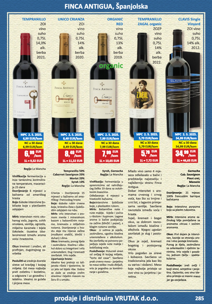 vrutak - Prelistajte katalog Vrutak - Vinski Katalog, vrijedi od 01.11. do 31.10. - page: 285