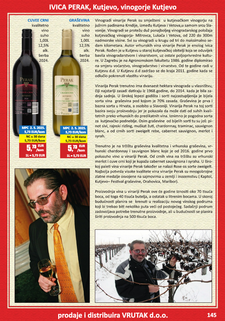 vrutak - Prelistajte katalog Vrutak - Vinski Katalog, vrijedi od 01.11. do 31.10. - page: 145
