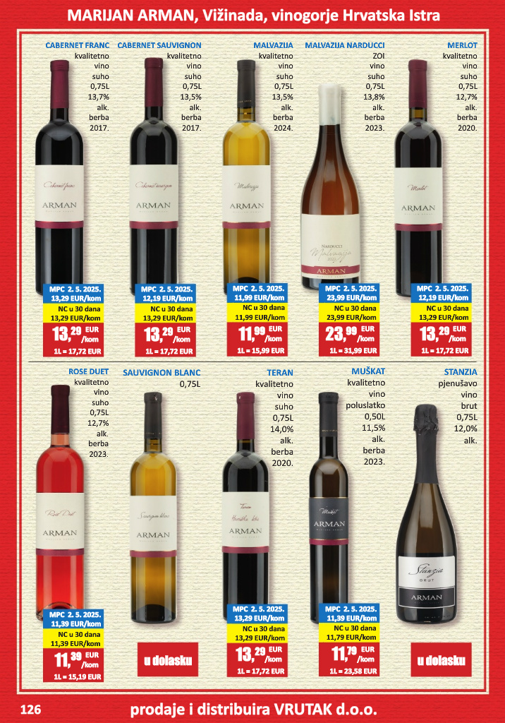 vrutak - Prelistajte katalog Vrutak - Vinski Katalog, vrijedi od 01.11. do 31.10. - page: 126