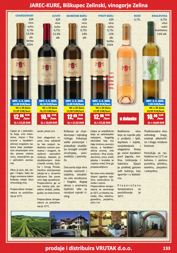 vrutak - Prelistajte katalog Vrutak - Vinski Katalog, vrijedi od 01.11. do 31.10. - page: 133