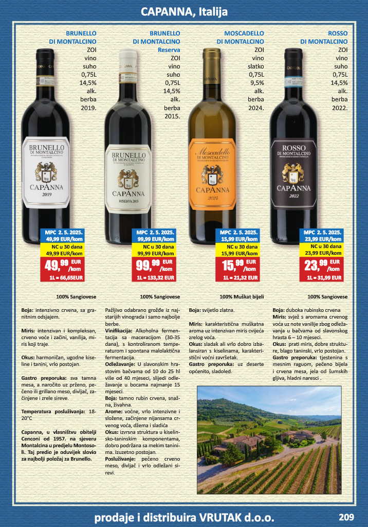 vrutak - Prelistajte katalog Vrutak - Vinski Katalog, vrijedi od 01.11. do 31.10. - page: 209