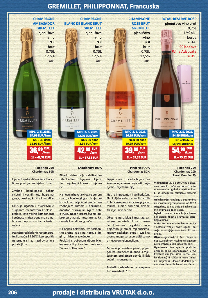 vrutak - Prelistajte katalog Vrutak - Vinski Katalog, vrijedi od 01.11. do 31.10. - page: 206