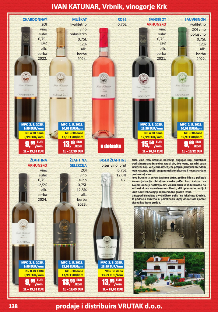 vrutak - Prelistajte katalog Vrutak - Vinski Katalog, vrijedi od 01.11. do 31.10. - page: 138
