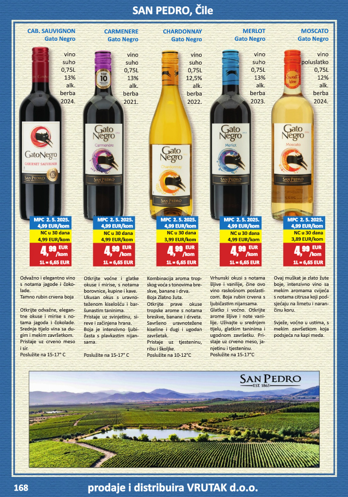 vrutak - Prelistajte katalog Vrutak - Vinski Katalog, vrijedi od 01.11. do 31.10. - page: 168