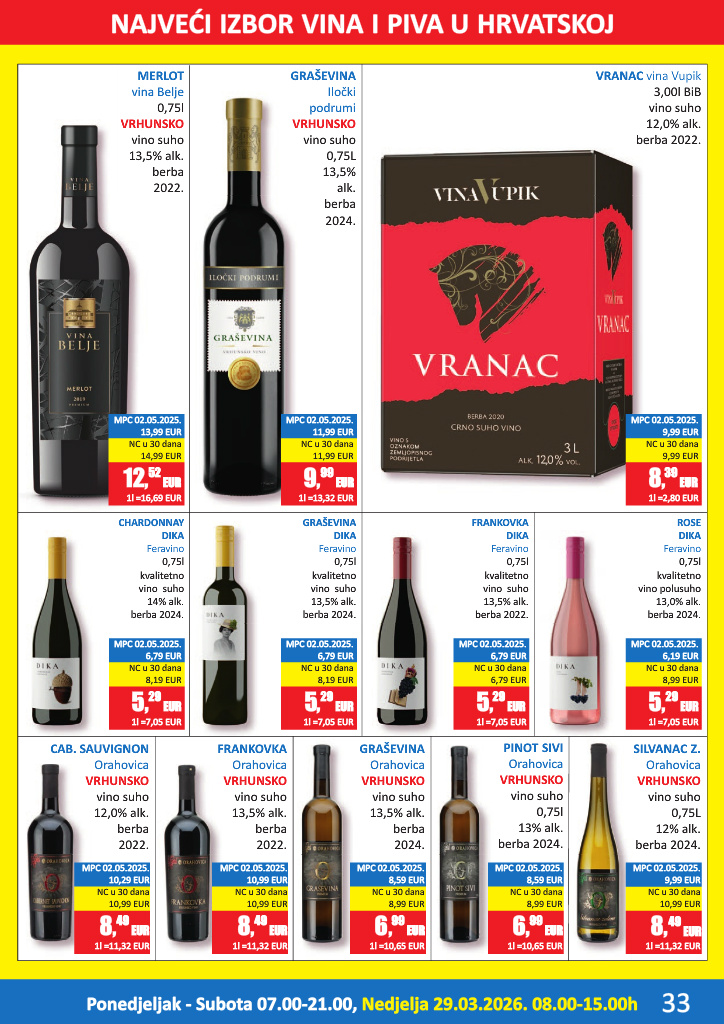 vrutak - Prelistajte katalog Vrutak, vrijedi od 16.03.2026 do 05.04.2026 - page: 33