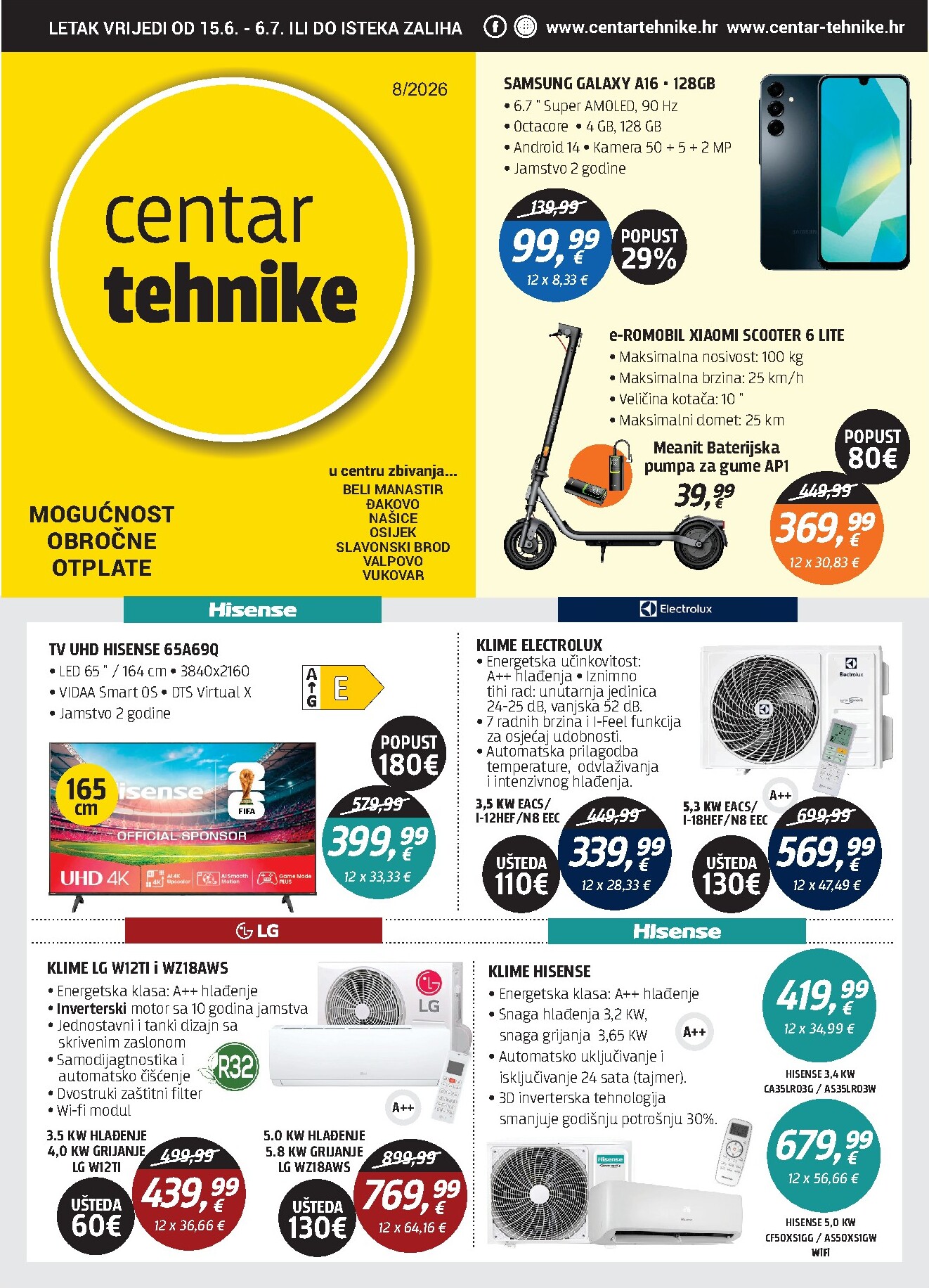 centar-tehnike - Novi Centar tehnike katalog od ponedjeljka, 15.06.2026 do ponedjeljka, 06.07.2026
