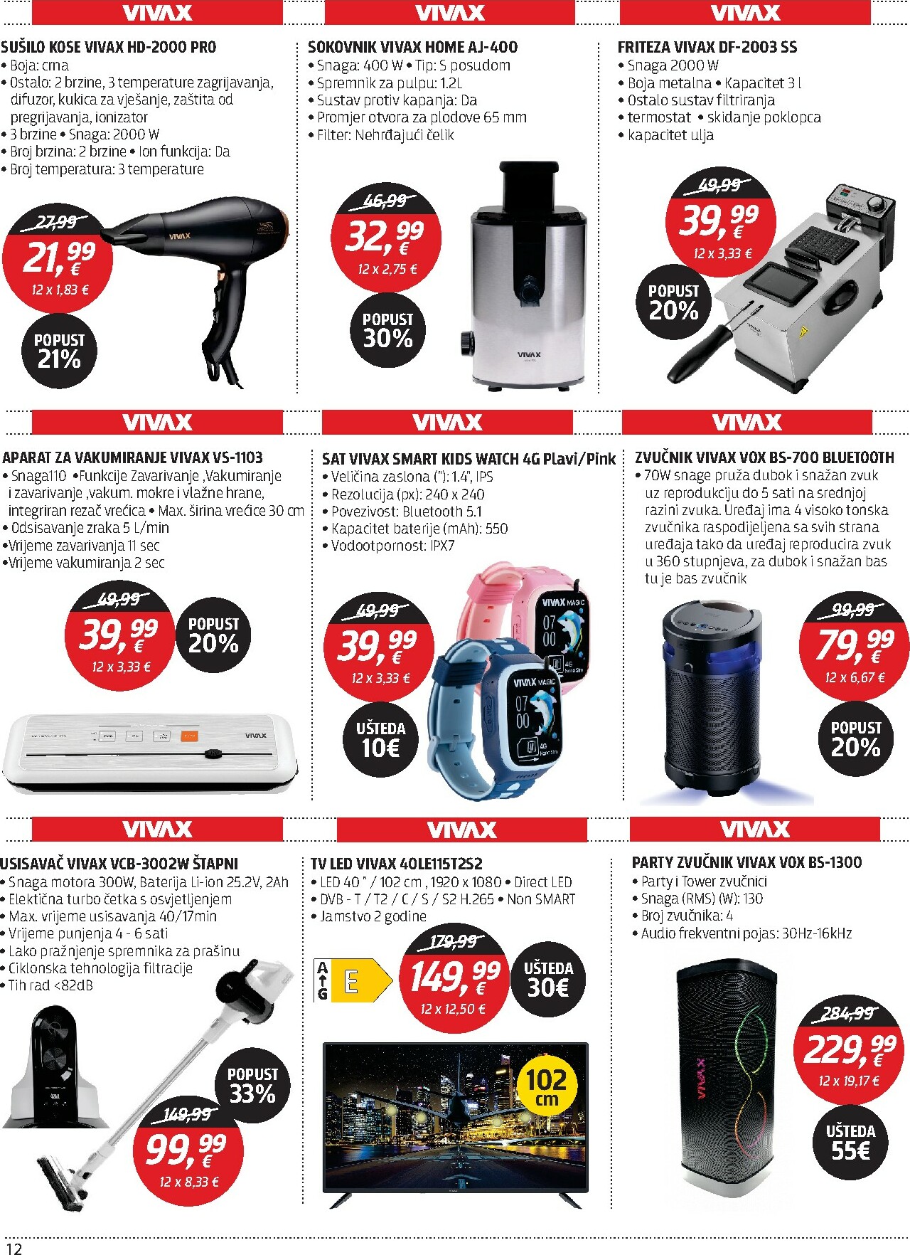 centar-tehnike - Prelistajte katalog Centar tehnike, vrijedi od 01.10. do 15.10. - page: 12