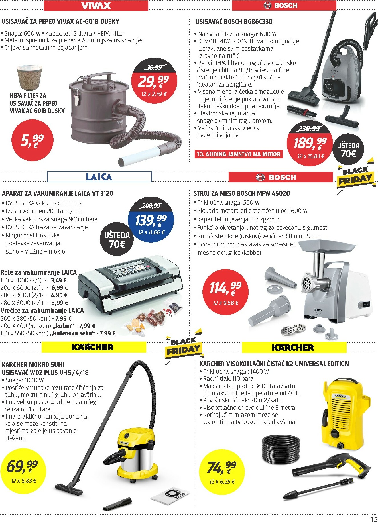 centar-tehnike - Prelistajte katalog Centar tehnike - Black Friday, vrijedi od 24.11. do 06.12. - page: 15