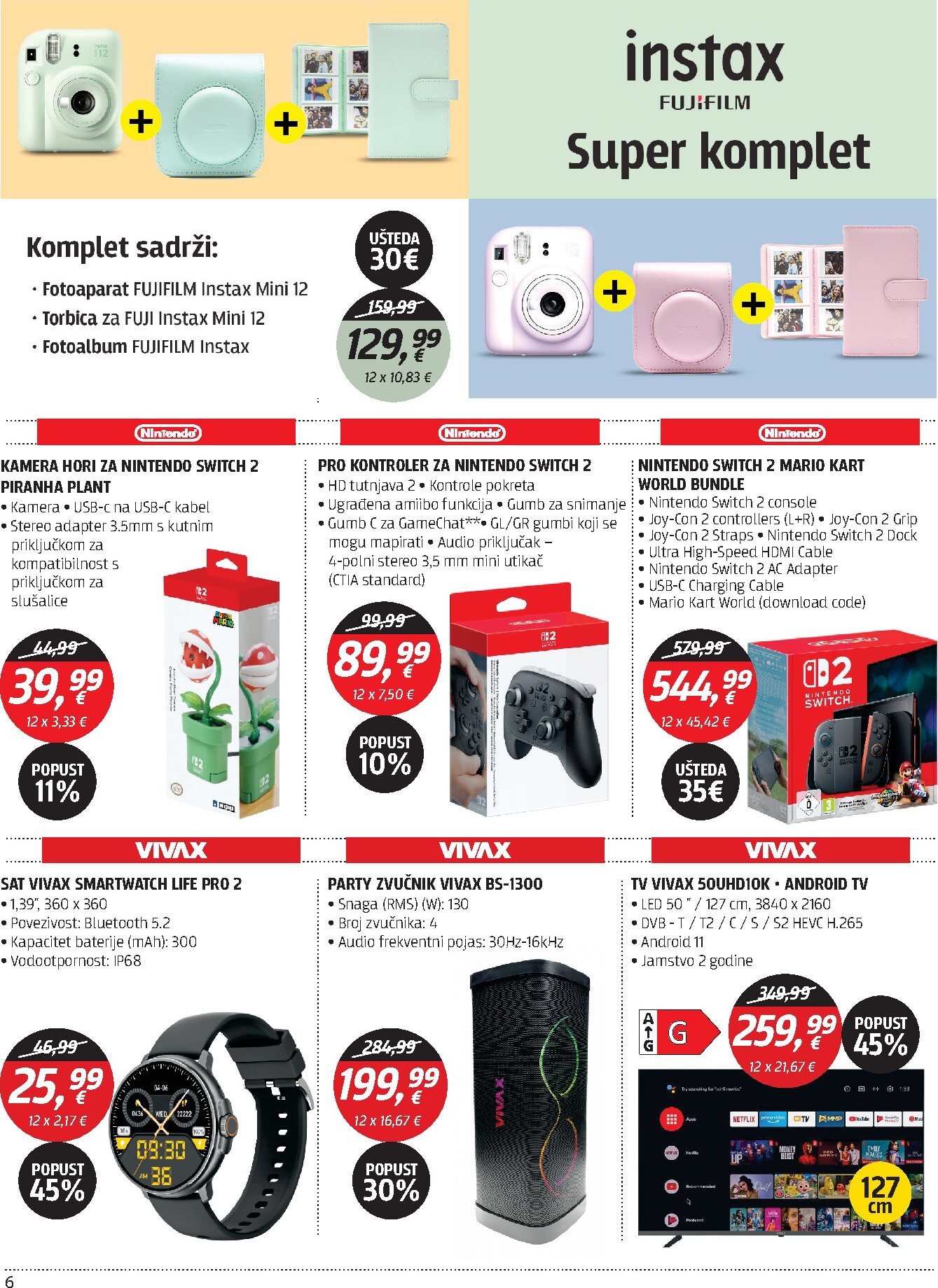 centar-tehnike - Prelistajte katalog Centar tehnike, vrijedi od 09.03.2026 do 30.03.2026 - page: 6