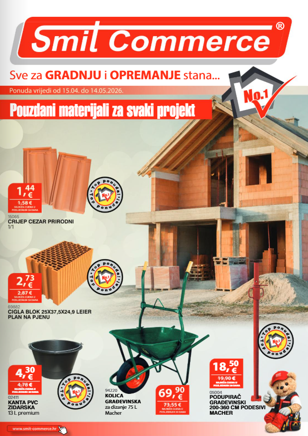 smit-commerce - Aktualni Smit Commerce katalog vrijedi od srijede 15.04.2026 do četvrtka 14.05.2026