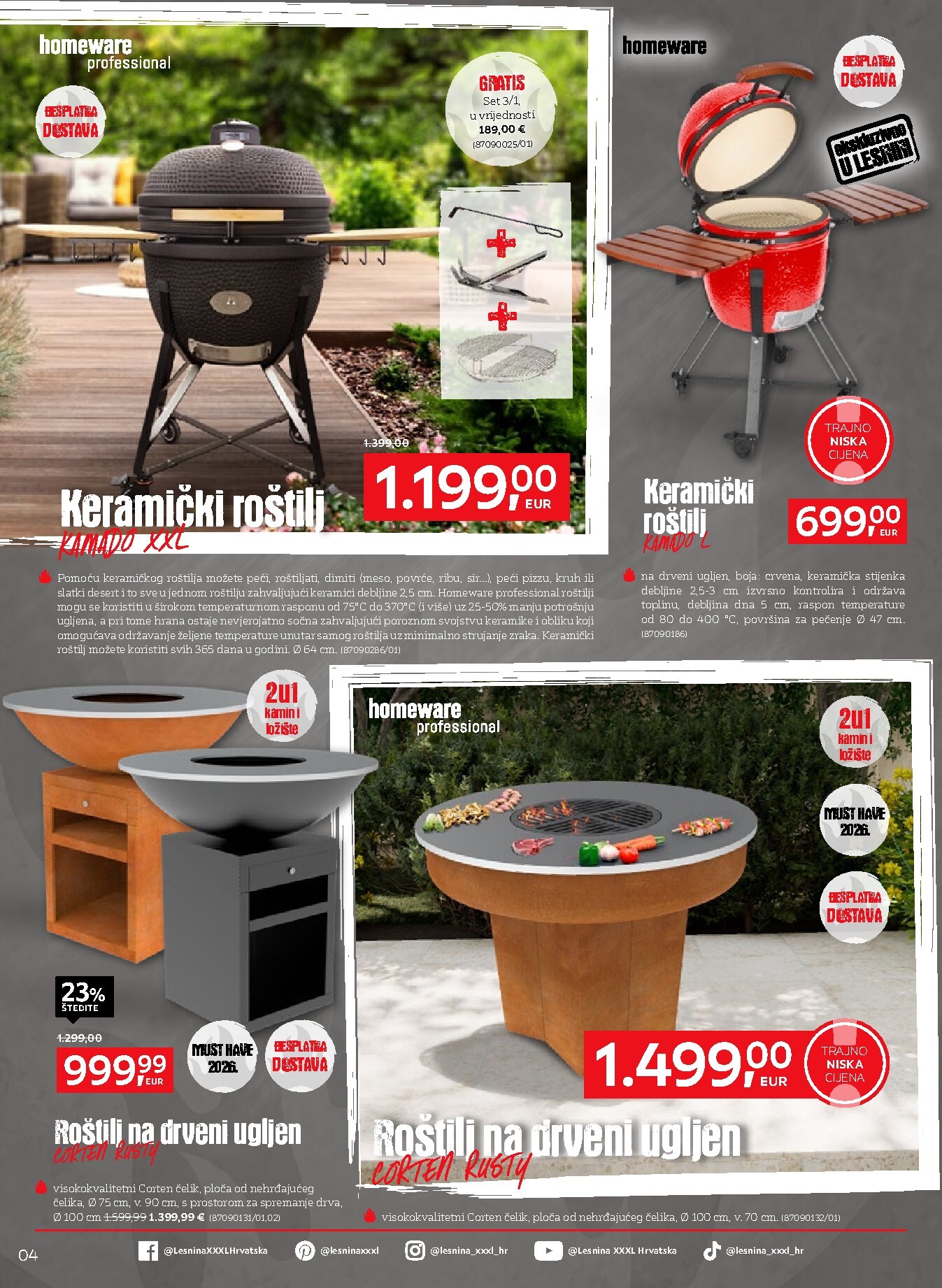 lesnina-xxxl - Aktualni Lesnina - Ljetne roštiljade katalog vrijedi od utorka 07.04.2026 do nedjelje 31.05.2026 - page: 4